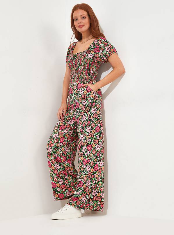 JOE BROWNS Floral Shirred Wide Leg Jumpsuit 8